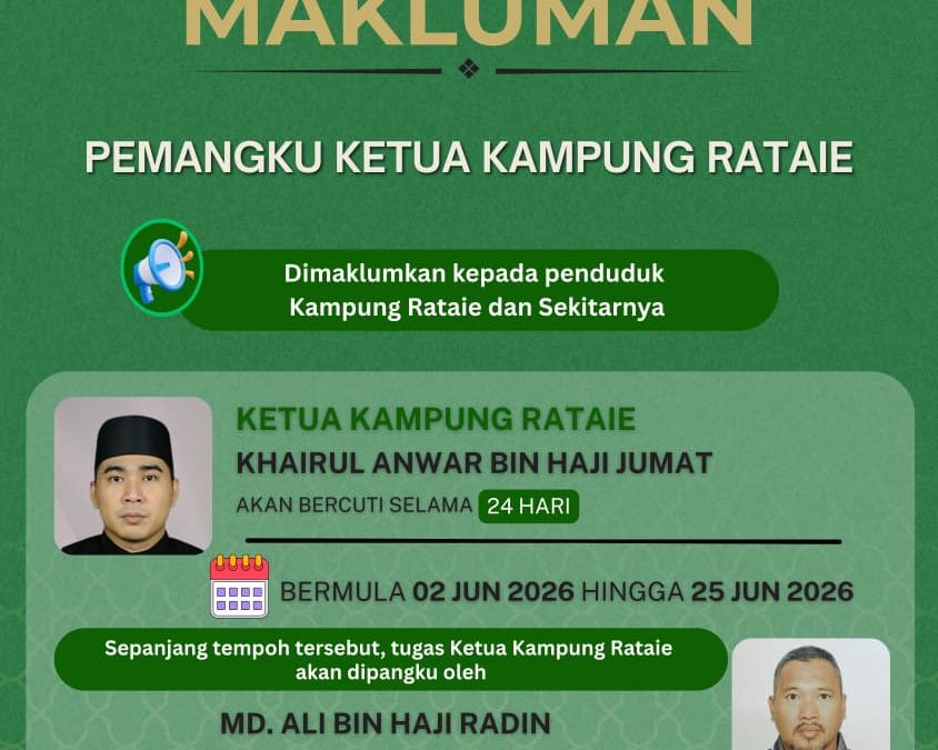 Pemangku Ketua Kampung Rataie